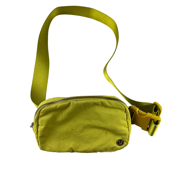 Lululemon Handbags - *Read* Lululemon Everywhere Belt Bag 1L Yellow Serpentine Water Repellent